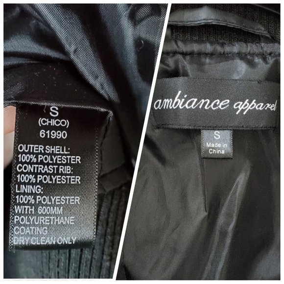 ambiance apparel Multicolored Plaid Knit Zip-up Winter Bomber Jacket Coat - Picture 3 of 16